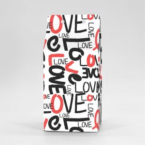 Κουτί Milkbox 8x8X16cm τυπωμένο με ταπετσαρία valentine