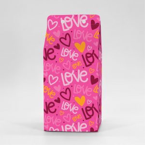 Κουτί Milkbox 8x8X16cm τυπωμένο με ταπετσαρία valentine