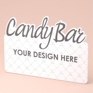 Επιτραπέζια καρτολίνα “CandyBar” με θεματική εκτύπωση